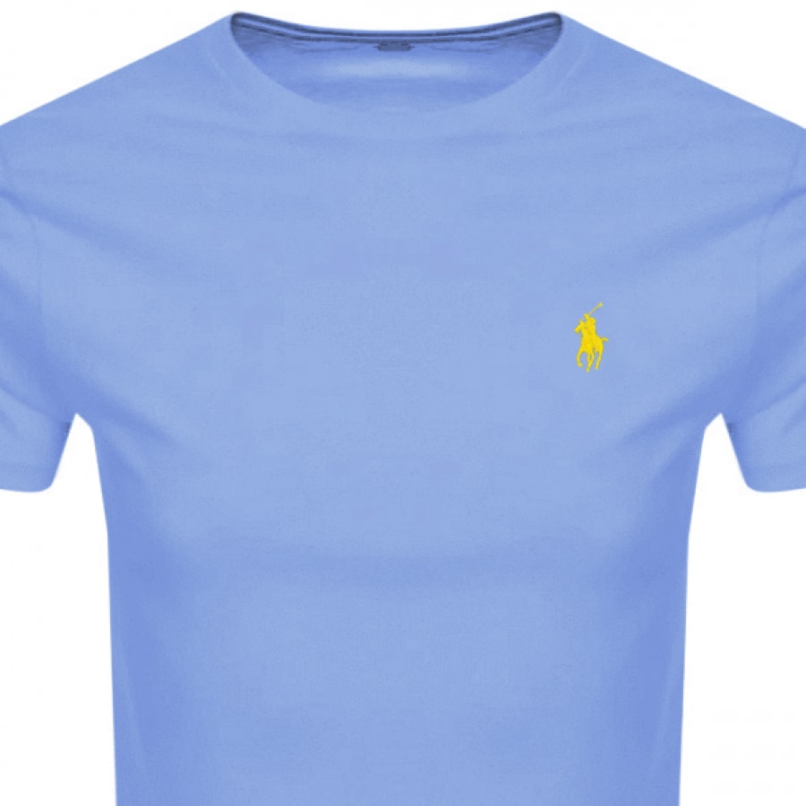 Alternative Image for ProductRalph Lauren Custom Slim Crew Neck T Shirt Blue2